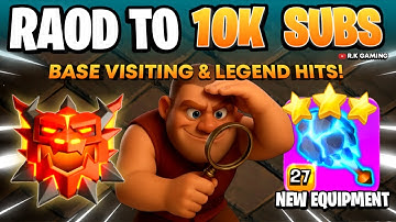 clash of clans base visiting LIVE | fixing rushed base & giving tips | clash of clan CHILLING STREAM