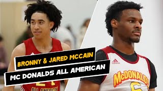Bronny James, Jared Mccain, Isaiah Collier At Mc Donalds Practice Day 3