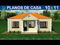 🔴 Planos de casa GRATIS SENCILLA ►3 Dormitorios ►2 Baños