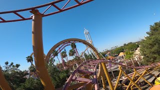 Sierra Sidewinder Spinning Roller Coater Knotts Berry Farm Back Row POV