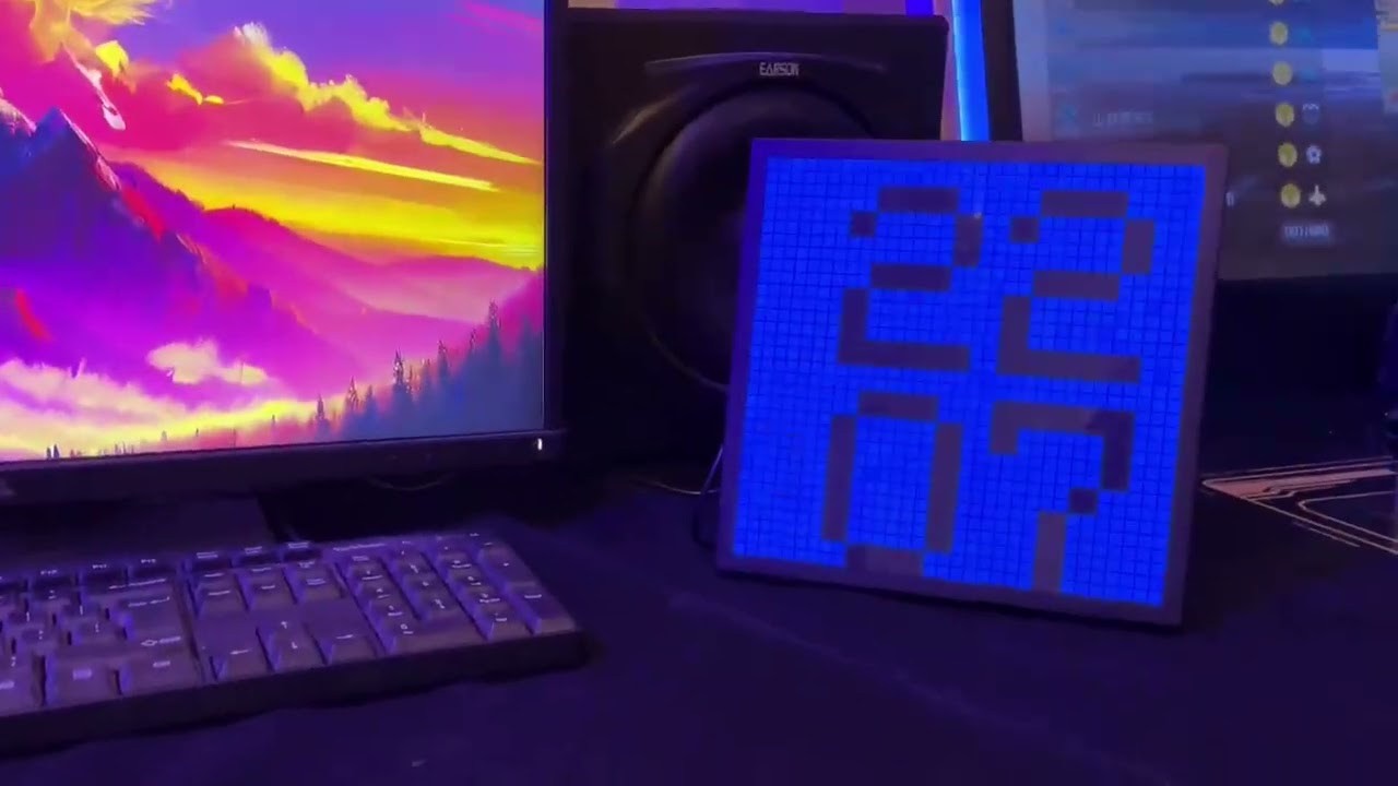 32x32 pixels IDM LED APP Screen 