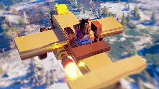 How to Build a Simple Plane in LEGO Fortnite (Free Parts)