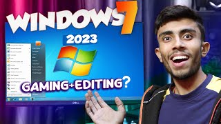 Trying Gaming & Editing on Windows 7! 2023⚡Result is Going to Shock You. screenshot 4