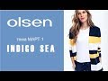 OLSEN посмотеть видео коллекции весна-лето 2020 темa MART 1 Indigo Sea