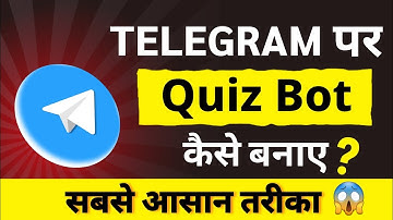 Telegram par Quiz kaise create karen | Telegram Quiz bot kaise banaye | Telegram quiz bot create