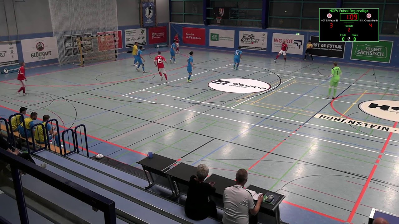 NOFV Futsal-Regionalliga - HOT 05 Futsal 2 vs. S.D. Croatia Berlin