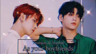 Yeonjun & Soobin as your boyfriends // TXT imagine (pt.1) Avec sous-titres français/English subs