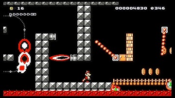 爆炎の城 by CWU-01P ～世界記録！ - スーパーマリオメーカー - コメントなし 1bf