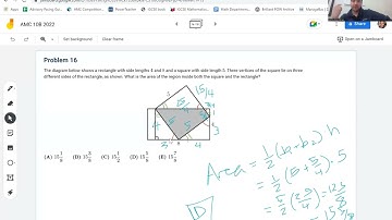 AMC 10B 2022 #16- Trapezoids and Similar Triangles