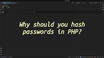 Why should you hash passwords in PHP? #php Password Hashing Stop Storing Plain Text Passwords NOW!