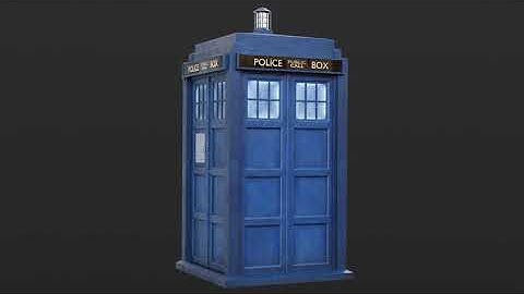 9th/10th Doctor Tardis 3D model