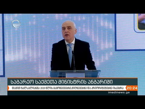 საგარეო საქმეთა სამინისტროს სამუშაო დღეს მინისტრმა შეაჯამა