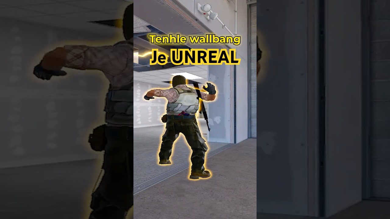 JAK TĚŽKÝ JE TENTO WALLBANG? 🧐🤓 #cs2 #tutorial #tips #czech #fyp