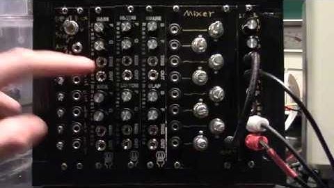 Bass Drum Kick Eurorack Module Demo