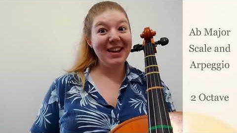 Cello | Ab Major Scale and Arpeggio - 2 Octave