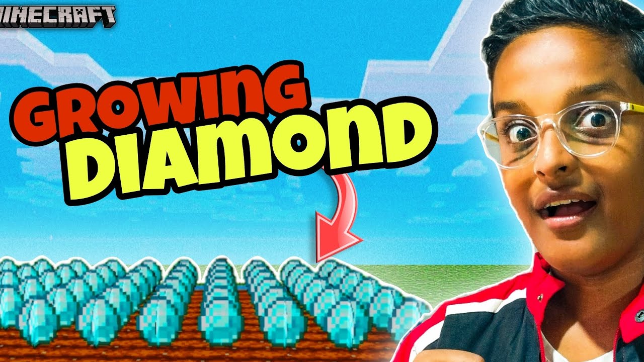 MINECRAFT BUT I CAN GROW DIAMOND, IRON ,COAL