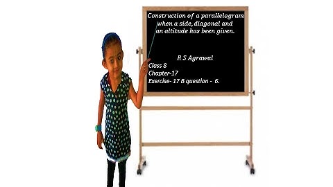 How to construct a parallelogram and measuring altitude - a tutorial