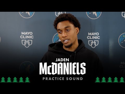 “Continue To Be Consistent.“ | Jaden McDaniels Practice Sound | 11.12.25