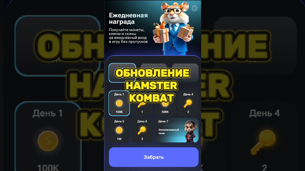 Зачем нужны скины в Hamster Kombat. Обновление Хамстер Комбат. 