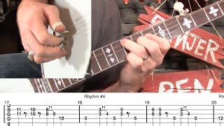 Bluesy Banjo Backup Lesson! chords