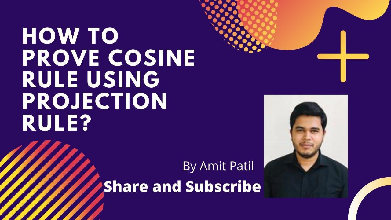 Prove cosine rule using projection rule Trigonometric Functions HSC