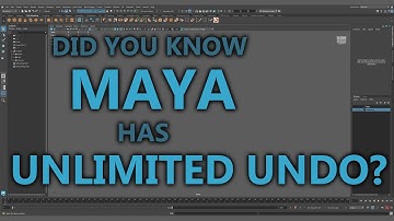 Unlimited Undo, Auto Save and Other Epic Settings in Maya!
