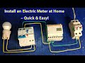 How to Wire and Install a Home Electric Meter – Easy DIY Guide!