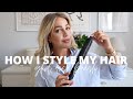 HOW I STYLE MY SHORTER HAIR | GHD RISE BRUSH
