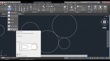 AutoCAD tutorial - circle command explanation in Bangla