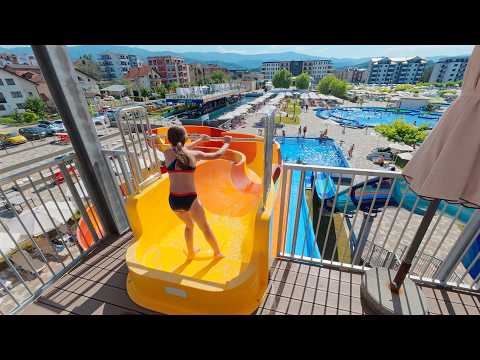 Double Spin Water Slide at Aqua Park Raj 🇷🇸