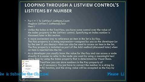 Tree view and list view in visual basic 6.0