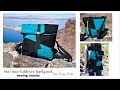 two-tone foldover backpack - simple and functional rucksack project