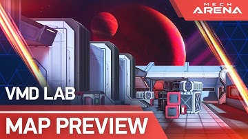 Map preview: VMD Lab | Deathmatch 5v5 | Mech Arena