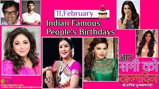 11-02-2021 Indian celebrity, Bollywood celebrities, Famous Peoples Birthdays