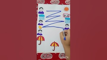 Thumbnail of rain ☔ song in paper story #shorts #please_subscribe