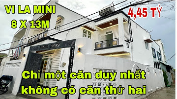 Bán nhà quận 12 (1202) nhà biệt thự mini 8x13m chỉ 4 tỷ 450 triệu quá rẻ chỉ 1 căn duy nhất