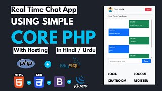 Chat App using PHP with MySQL & JavaScript | php mini projects screenshot 4