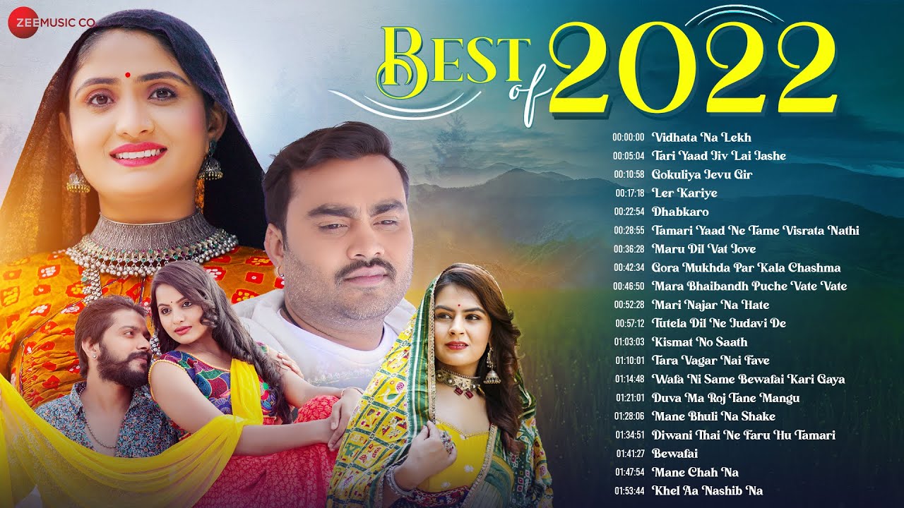 Best Of 2022 Gujarati Songs  Mahesh Vanzara Vijay Suvada Umesh Barot Geeta Rabari Manu Rabari
