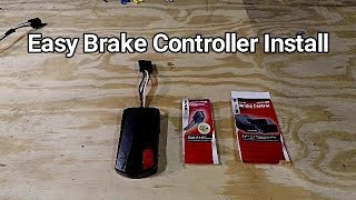 Adding An Electric Brake Controller For Trailer Brakes