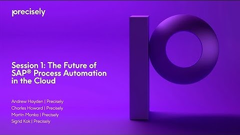 The Future of SAP® Process Automation in the Cloud