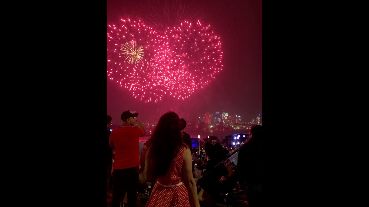 NYE 2020 Sydney fireworks Barangaro Reserve