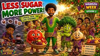 🍭 Less Sugar, More Power! | Episode 2 | Sugarless Week Celebration | Happiness Of Yah