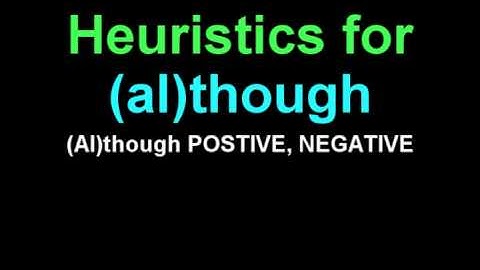 Q&A: Although, Though, Even though, Despite, In spite of, However...What