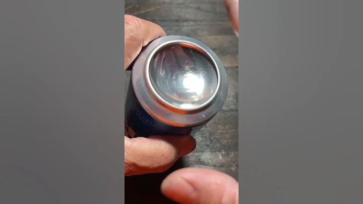 The Best Polish To Shine Up a Beer Can for Solar Fire Making #shorts