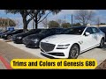 2021 Genesis G80 Trims and Colors - Which One is Your Favorite?