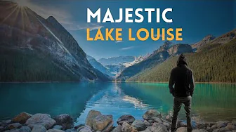 Exploring, The Beautiful Blue Water 💦 Lake Louise Alberta.