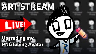 🔴 ART STREAM - PNGTubing Avatar Upgrades