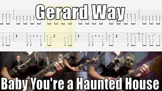 Gerard Way Baby You're A Haunted House Guitar Cover With Tab