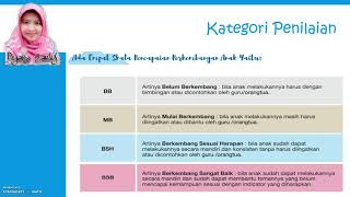 Penilaian Pembelajaran k13 PAUD
