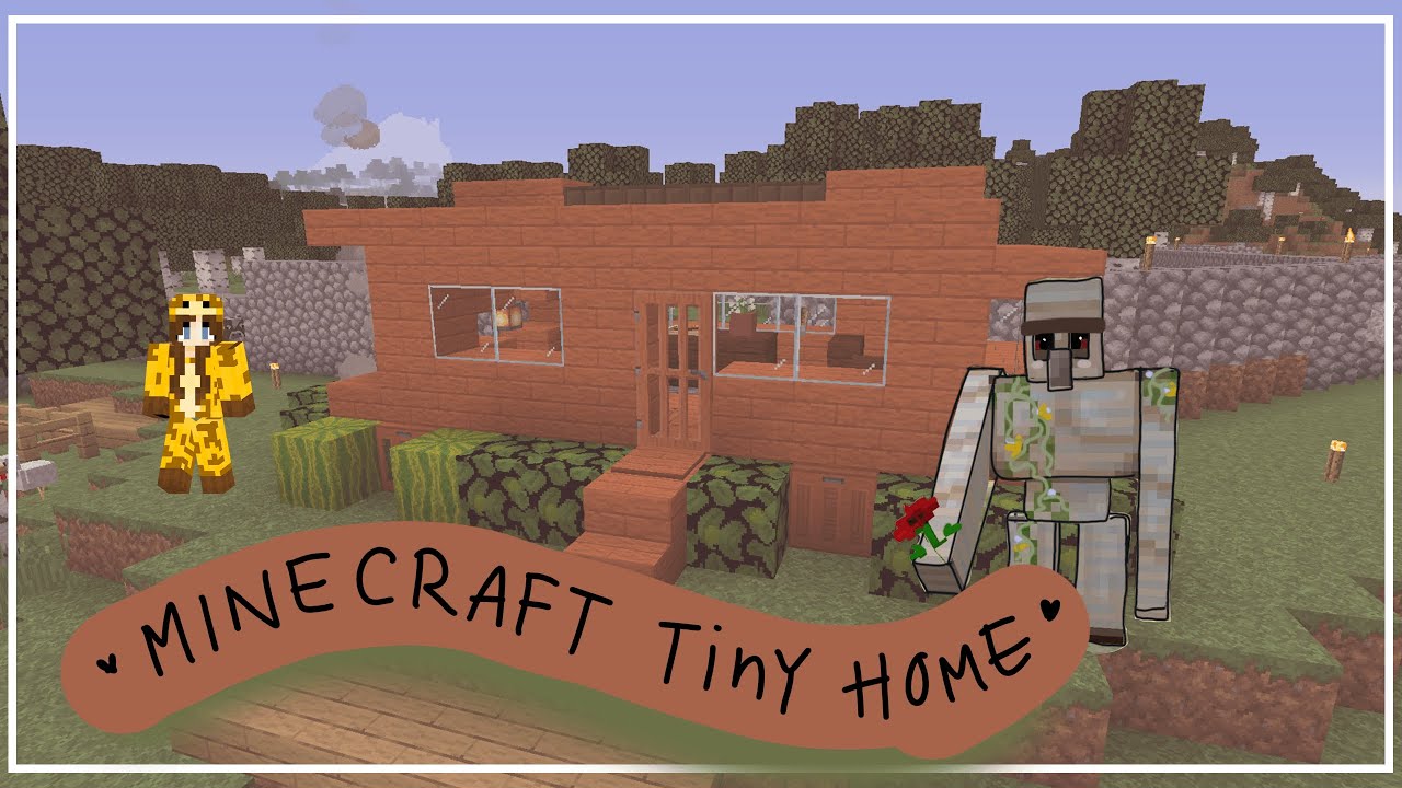 Minecraft Tiny House - YouTube